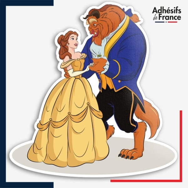 Sticker Disney - La Belle et la Bête