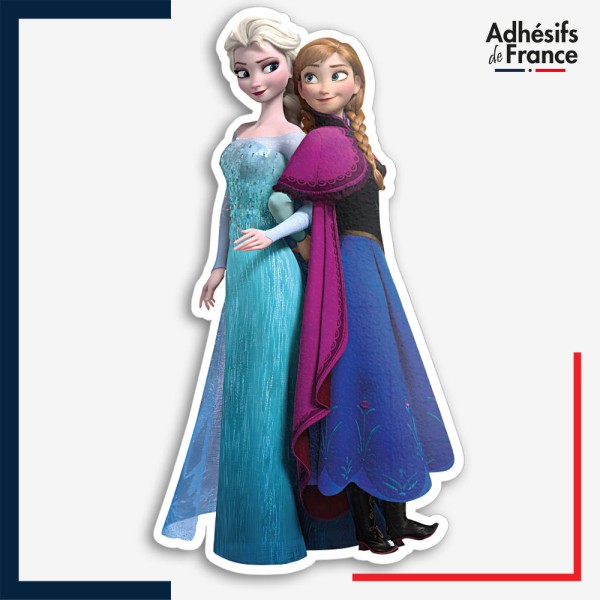 Sticker Disney - La Reine des Neiges - Elsa et Anna