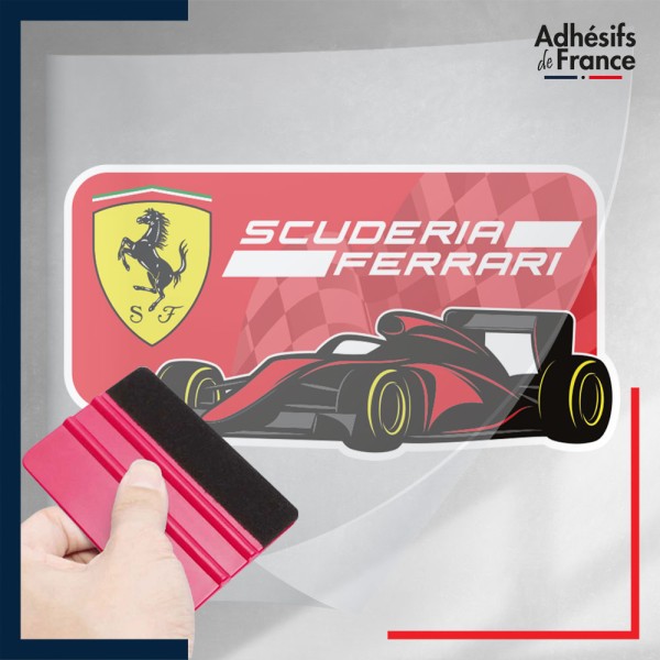 stickers sous film transfert Formule 1 - Ecurie F1 - Scuderia Ferrari