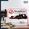 Adhésif grand format Formule 1 - Ecurie F1 - MoneyGram Haas