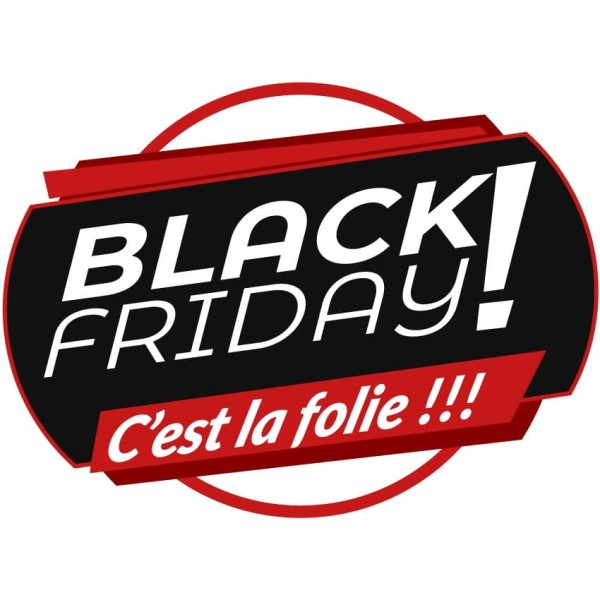 Sticker Black Friday C'est la folie