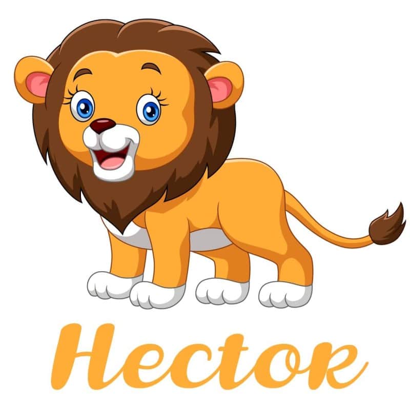 Stickers Lion avec prénom personnalisable