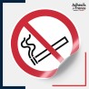 adhésif défense de fumer