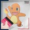 stickers sous film transfert Pokémon Salamèche