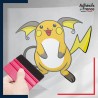 stickers sous film transfert Pokémon Raichu