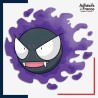 stickers sous film transfert Pokémon Fantominus