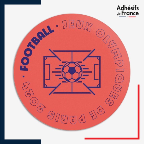 Sticker JO Paris 2024 Pictogramme Football