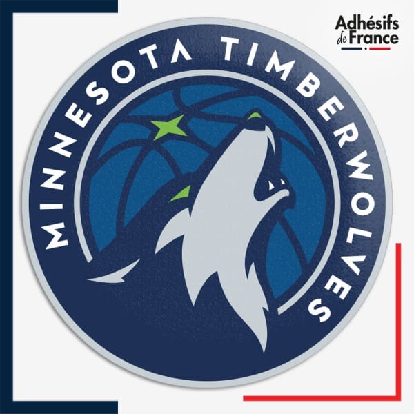 Sticker logo basketball - Minnesota Timberwolves